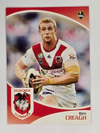 NRL 2009 Daily Telegraph | #148 | Ben Creagh | St George Illawarra Dragons