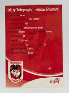 NRL 2009 Daily Telegraph | #149 | Dan Hunt | St George Illawarra Dragons