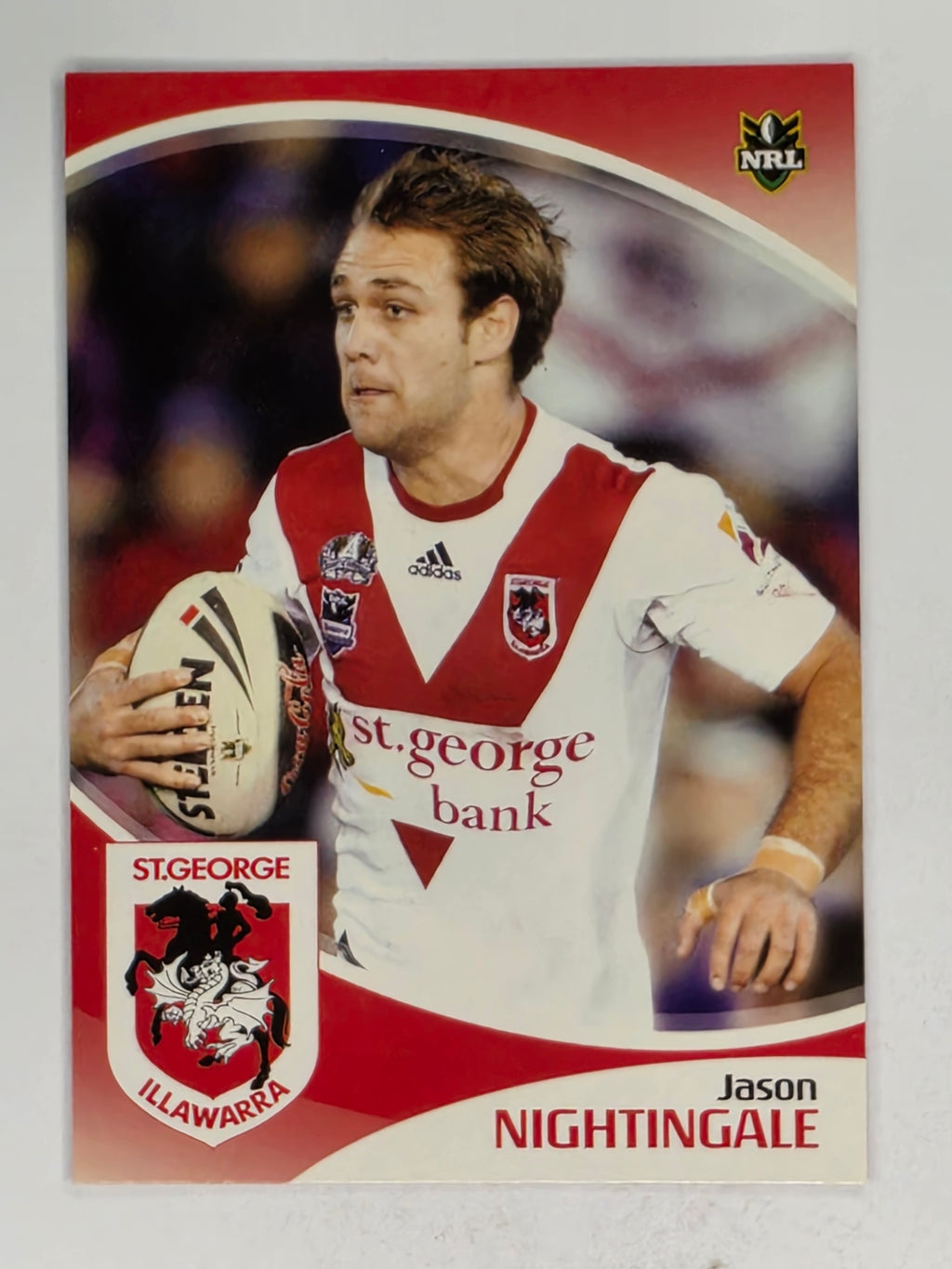 NRL 2009 Daily Telegraph | #151 | Jason Nightingale | St George Illawarra Dragons