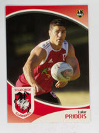 NRL 2009 Daily Telegraph | #153 | Luke Priddis | St George Illawarra Dragons