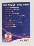 NRL 2009 Daily Telegraph | #158 | Mitchell Aubusson | Sydney Roosters