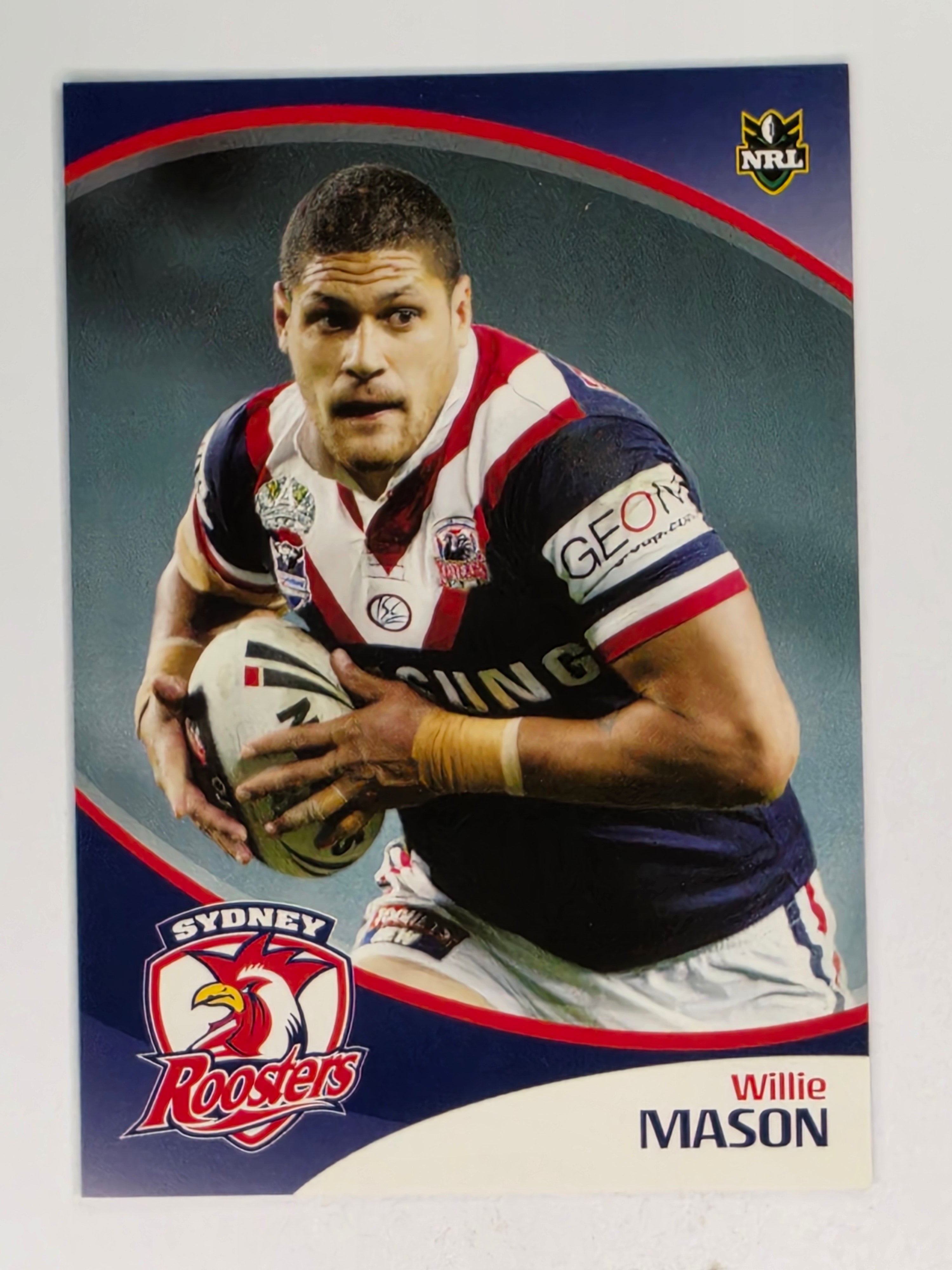 NRL 2009 Daily Telegraph | #161 | Willie Mason | Sydney Roosters