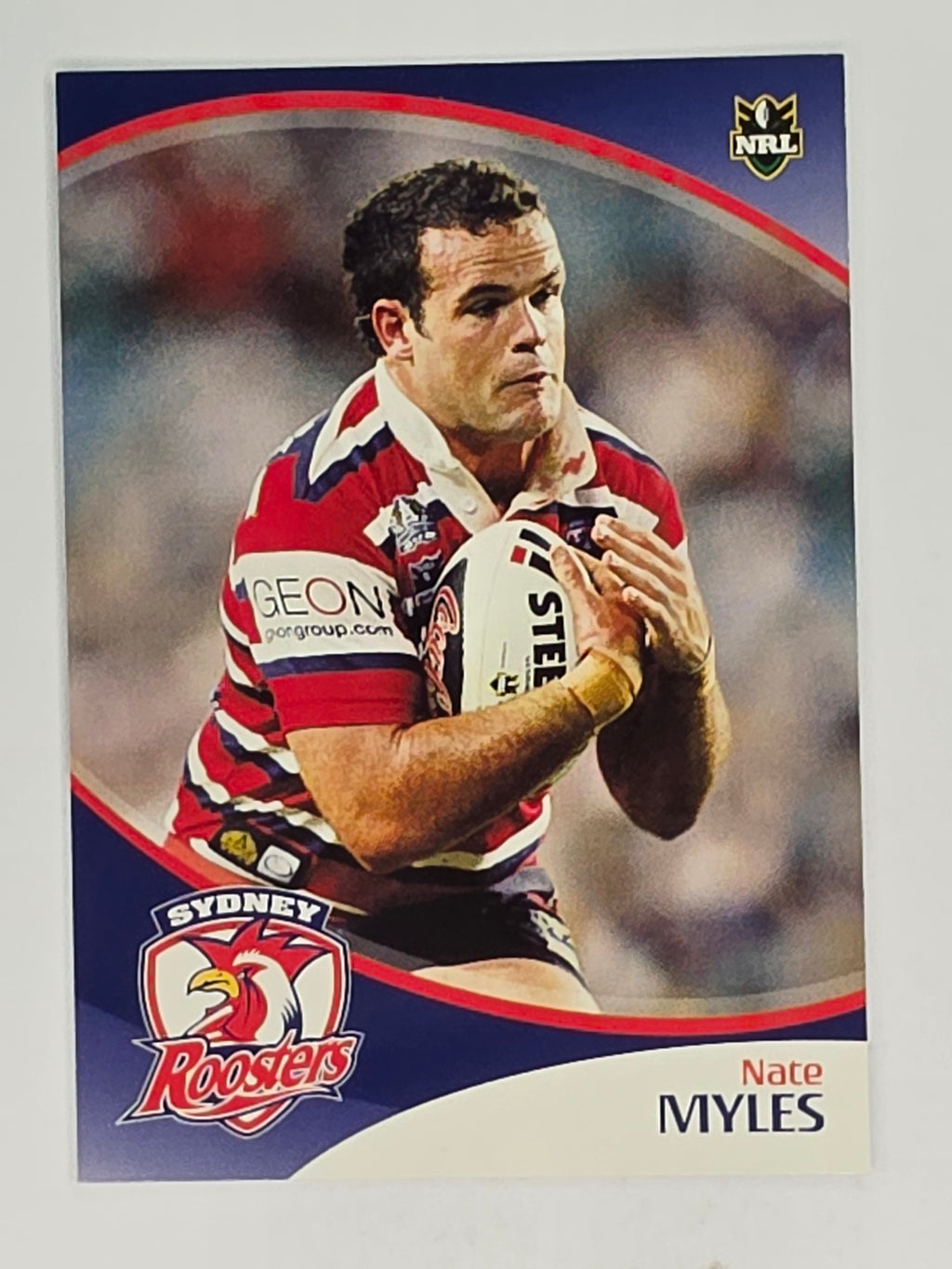 NRL 2009 Daily Telegraph | #163 | Nate Myles | Sydney Roosters