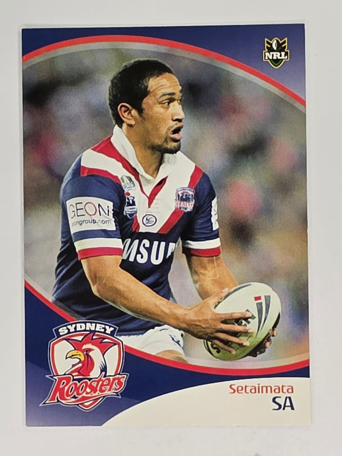 NRL 2009 Daily Telegraph | #167 | Setaimata Sa | Sydney Roosters