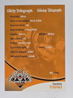 NRL 2009 Daily Telegraph | #192 | Taniela Tuiaki | Wests Tigers