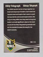 NRL 2009 Daily Telegraph | #193 | 2009 Captains | NRL