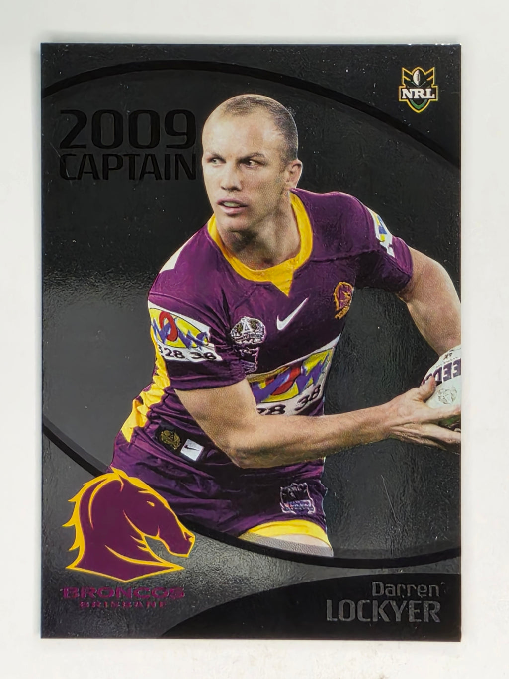 NRL 2009 Daily Telegraph | #194 | Darren Lockyer | Brisbane Broncos