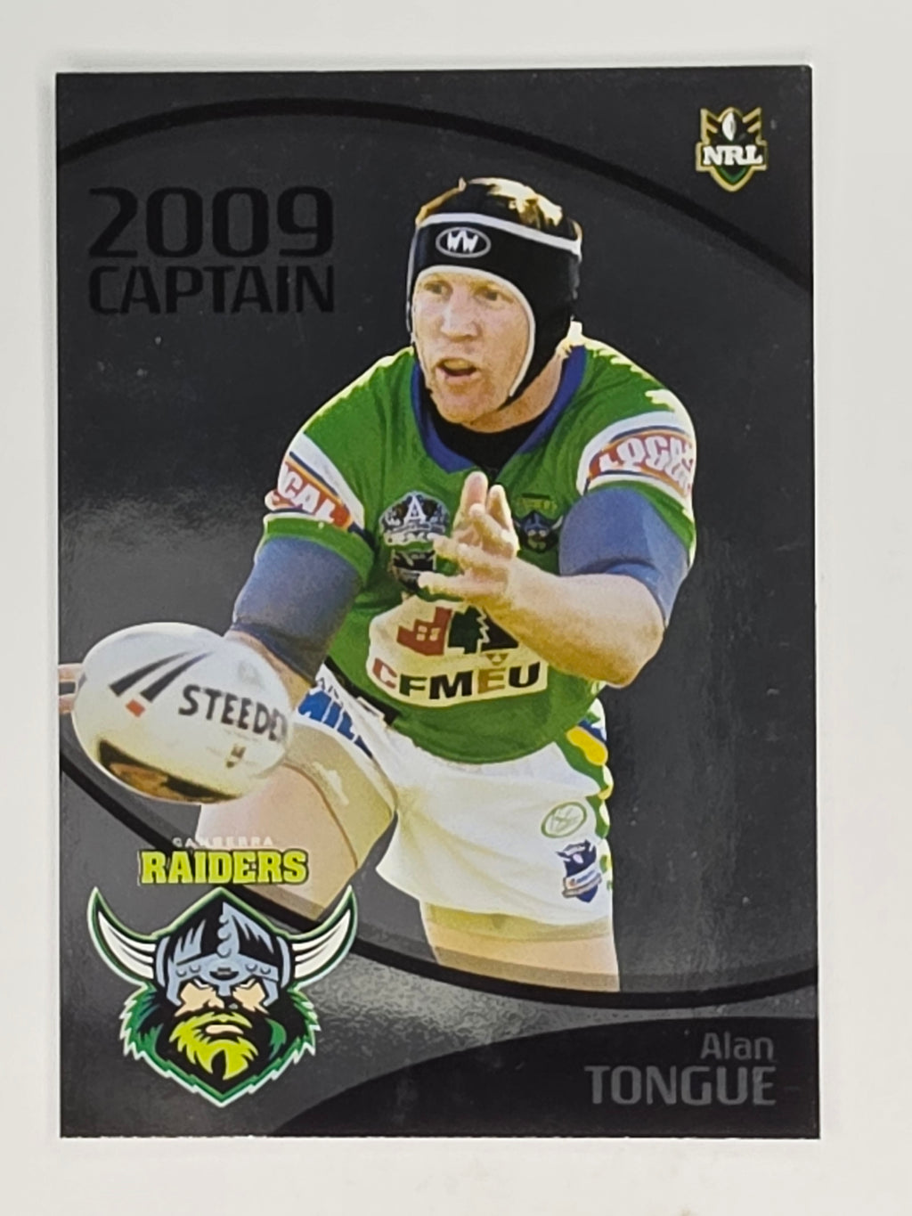 NRL 2009 Daily Telegraph | #196 | Alan Tongue | Canberra Raiders