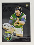 NRL 2009 Daily Telegraph | #196 | Alan Tongue | Canberra Raiders