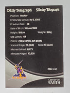 NRL 2009 Daily Telegraph | #200 | Cameron Smith | Melbourne Storm