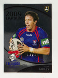 NRL 2009 Daily Telegraph | #201 | Kurt Gidley | Newcastle Knights