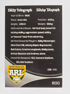 NRL 2009 Daily Telegraph | #228 | Team Mascot | Australian Kangaroos