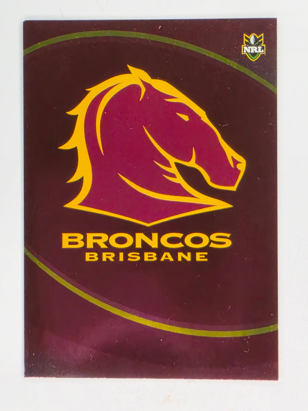NRL 2009 Daily Telegraph | FOIL #001 | Logo | Brisbane Broncos