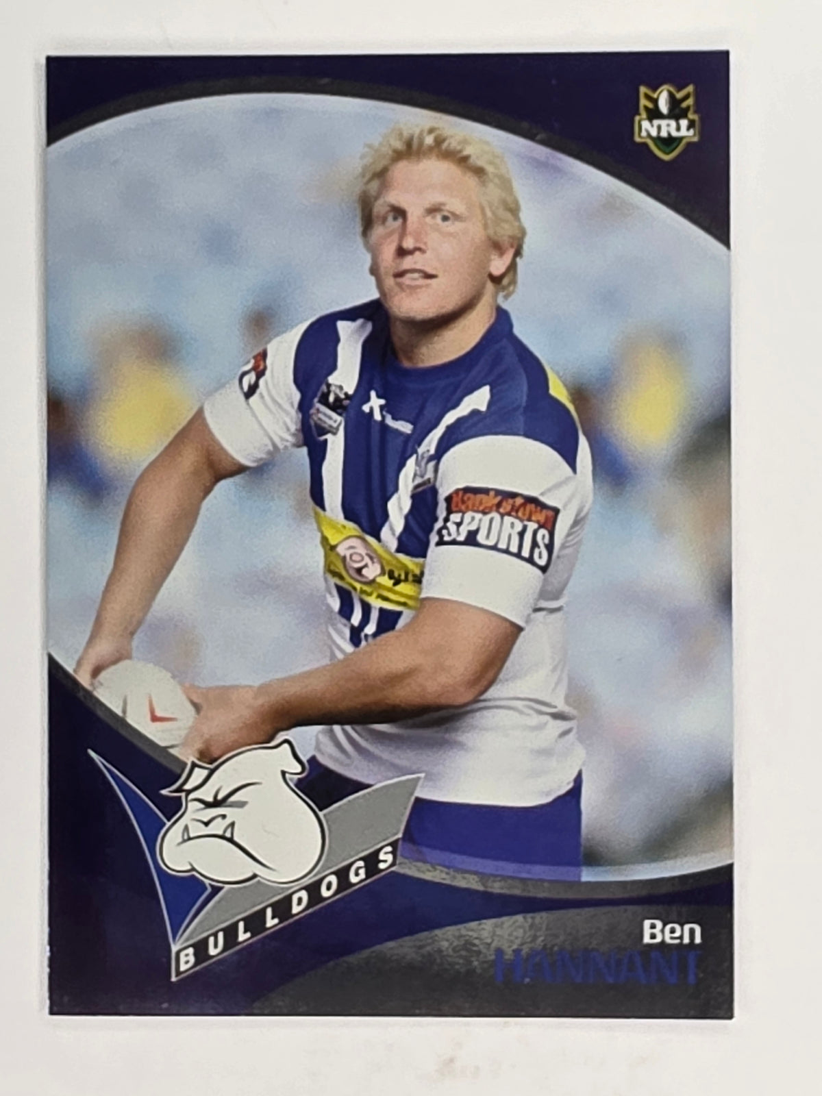 NRL 2009 Daily Telegraph | FOIL #016 | Ben Hannant | Canterbury Bankstown Bulldogs