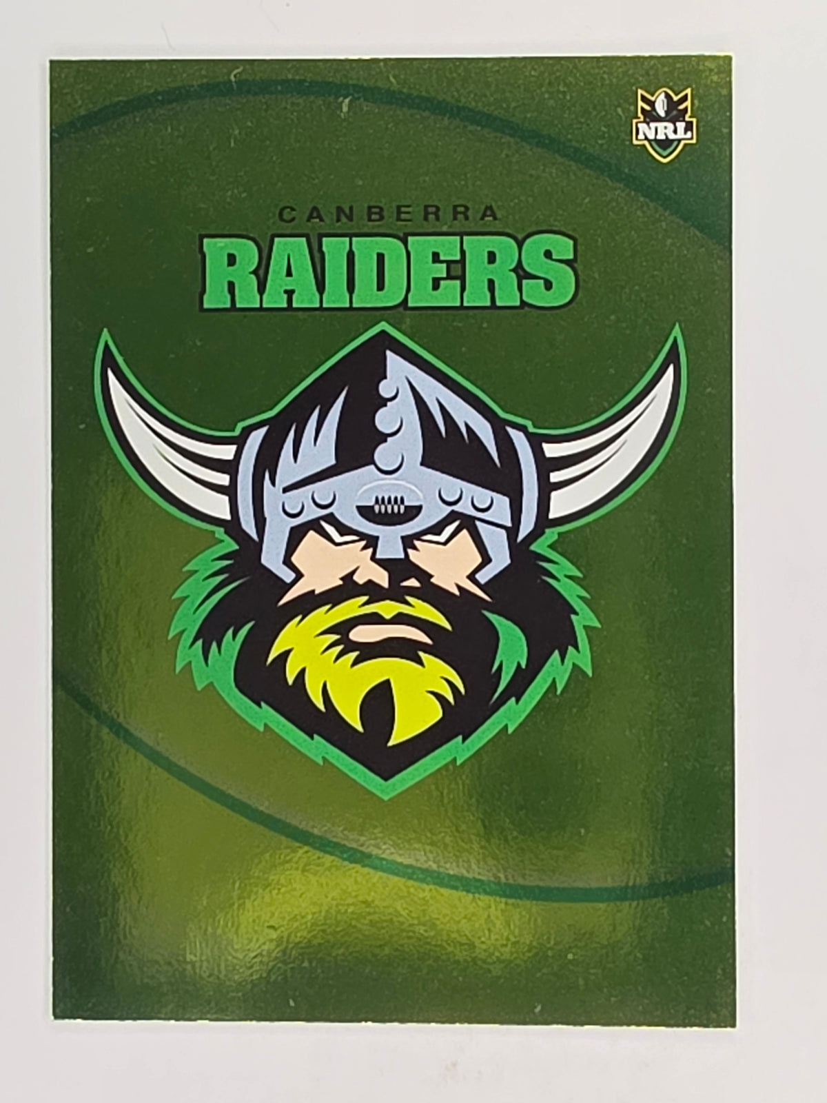 NRL 2009 Daily Telegraph | FOIL #025 | Logo | Canberra Raiders