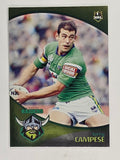 NRL 2009 Daily Telegraph | FOIL #026 | Terry Campese | Canberra Raiders