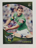 NRL 2009 Daily Telegraph | FOIL #026 | Terry Campese | Canberra Raiders