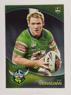 NRL 2009 Daily Telegraph | FOIL #030 | Joel Monaghan | Canberra Raiders
