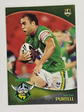 NRL 2009 Daily Telegraph | FOIL #032 | Adrian Purtell | Canberra Raiders