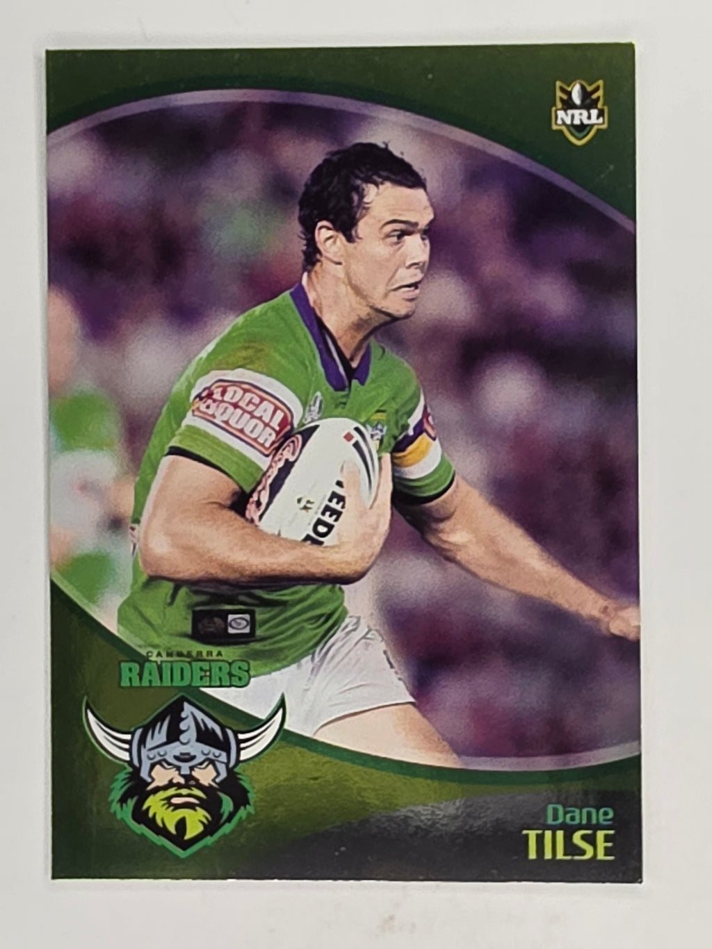 NRL 2009 Daily Telegraph | FOIL #036 | Dane Tilse | Canberra Raiders