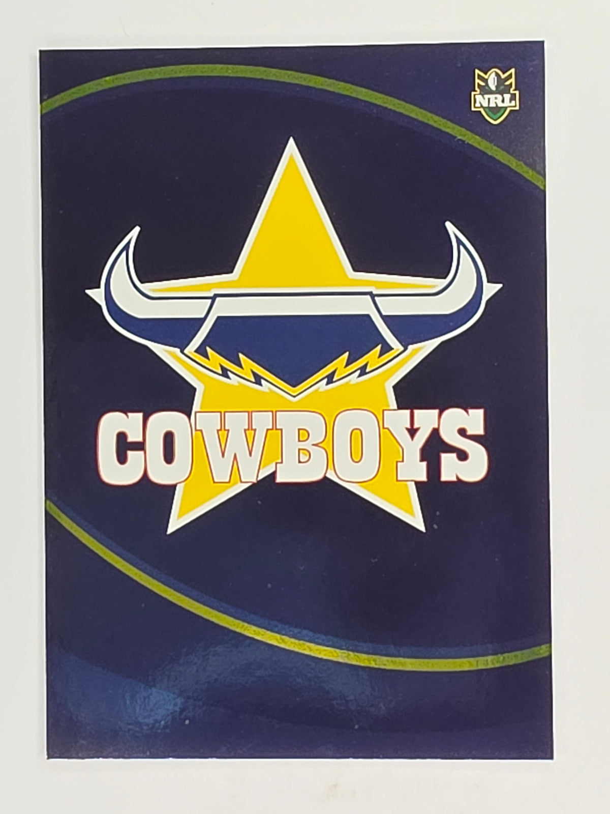 NRL 2009 Daily Telegraph | FOIL #037 | Logo | North Queensland Cowboys