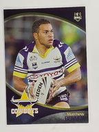 NRL 2009 Daily Telegraph | FOIL #038 | Matthew Bowen | North Queensland Cowboys