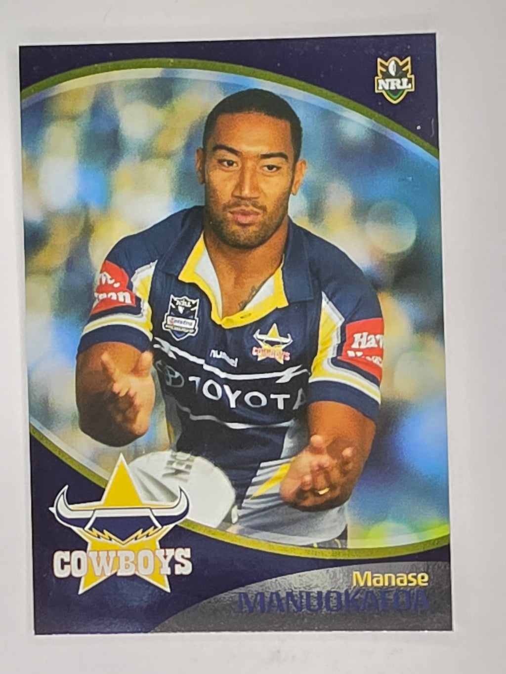 NRL 2009 Daily Telegraph | FOIL #043 | Manase Manuokafoa | North Queensland Cowboys
