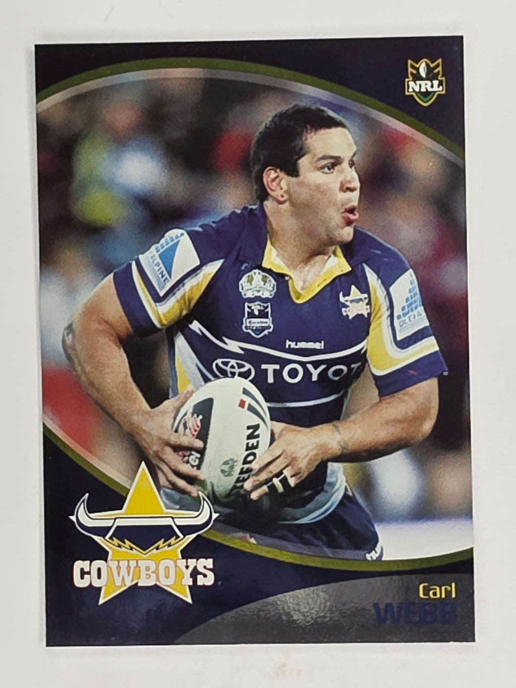 NRL 2009 Daily Telegraph | FOIL #048 | Carl Webb | North Queensland Cowboys