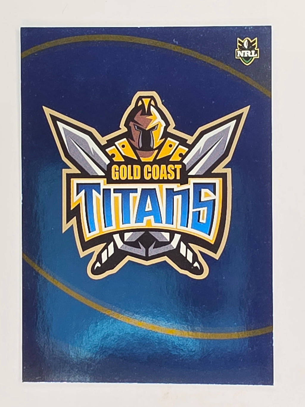 NRL 2009 Daily Telegraph | FOIL #049 | Logo | Gold Coast Titans