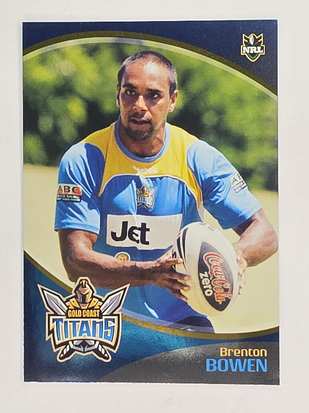 NRL 2009 Daily Telegraph | FOIL #050 | Brenton Bowen | Gold Coast Titans