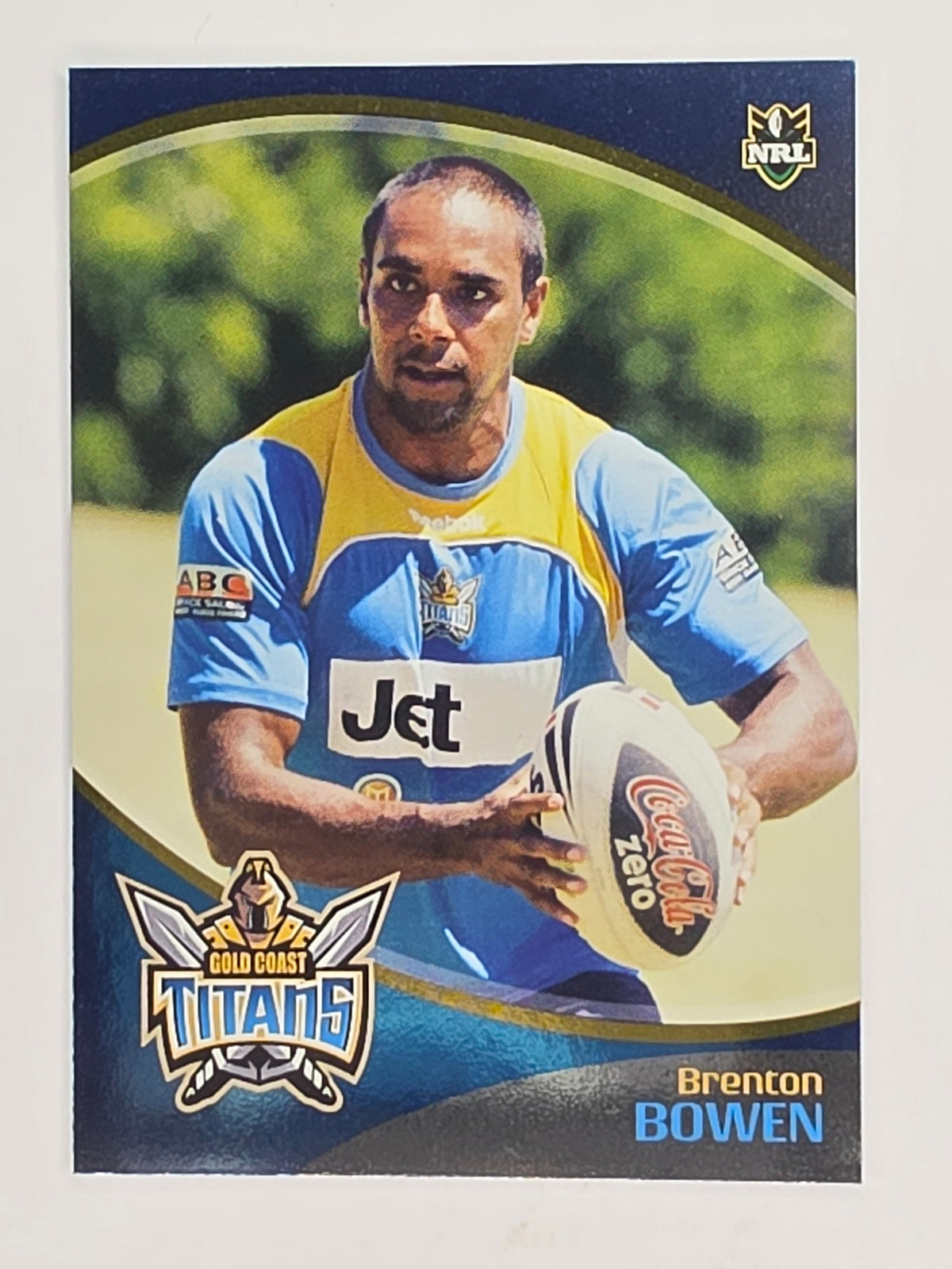 NRL 2009 Daily Telegraph | FOIL #050 | Brenton Bowen | Gold Coast Titans