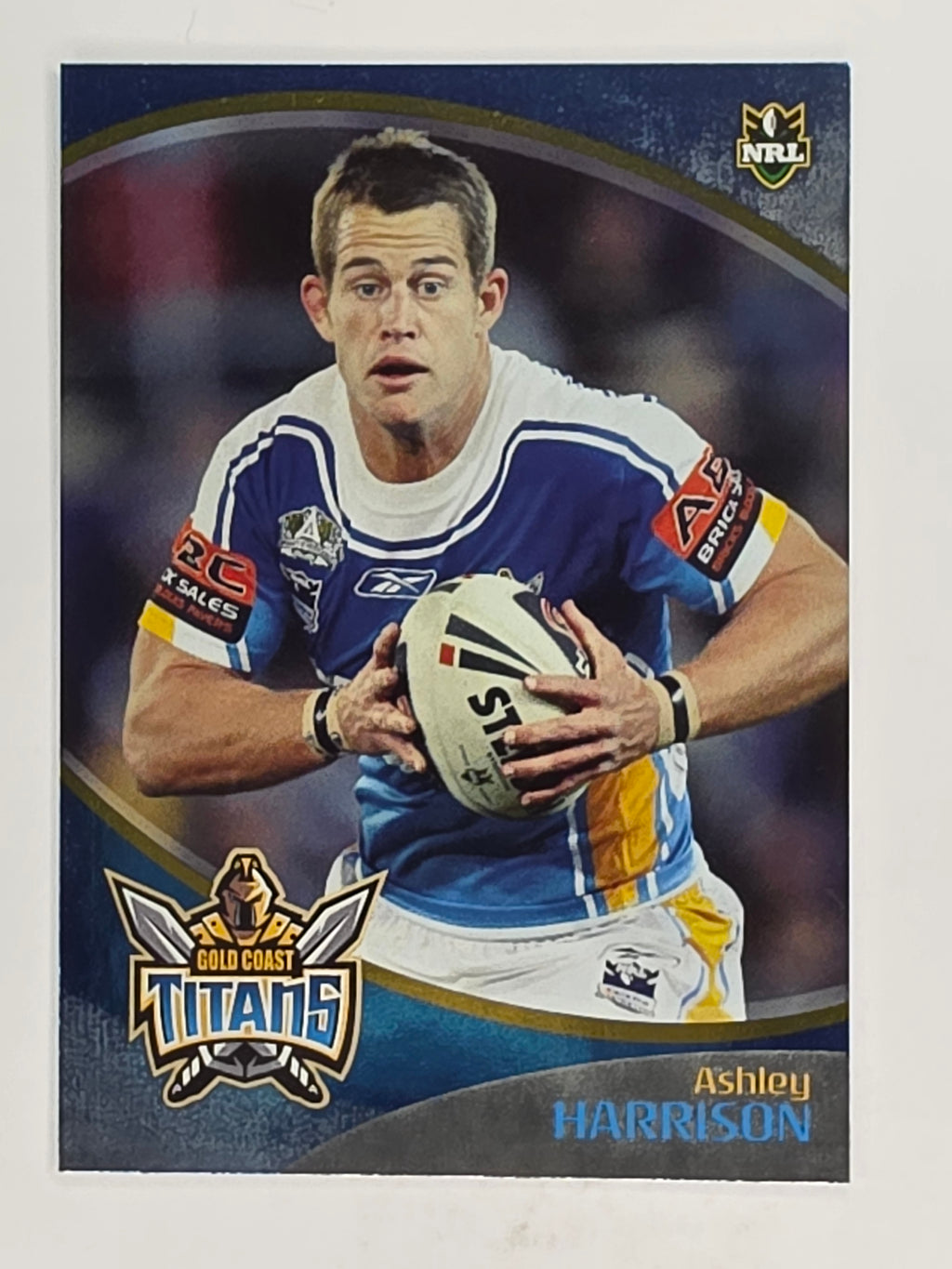 NRL 2009 Daily Telegraph | FOIL #053 | Ashley Harrison | Gold Coast Titans