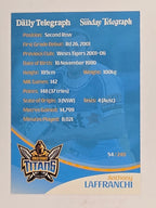 NRL 2009 Daily Telegraph | FOIL #054 | Anthony Laffranchi | Gold Coast Titans
