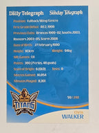 NRL 2009 Daily Telegraph | FOIL #059 | Chris Walker | Gold Coast Titans