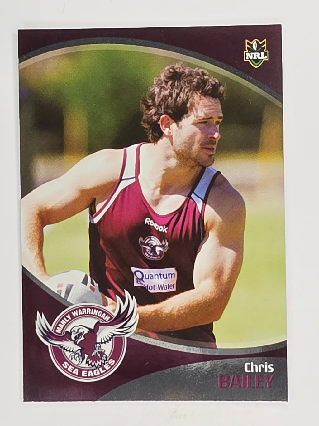 NRL 2009 Daily Telegraph | FOIL #062 | Chris Bailey | Manly Warringah Sea Eagles