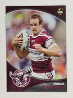 NRL 2009 Daily Telegraph | FOIL #068 | Michael Robertson | Manly Warringah Sea Eagles