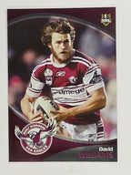 NRL 2009 Daily Telegraph | FOIL #072 | David Williams | Manly Warringah Sea Eagles
