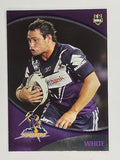 NRL 2009 Daily Telegraph | FOIL #084 | Brett White | Melbourne Storm