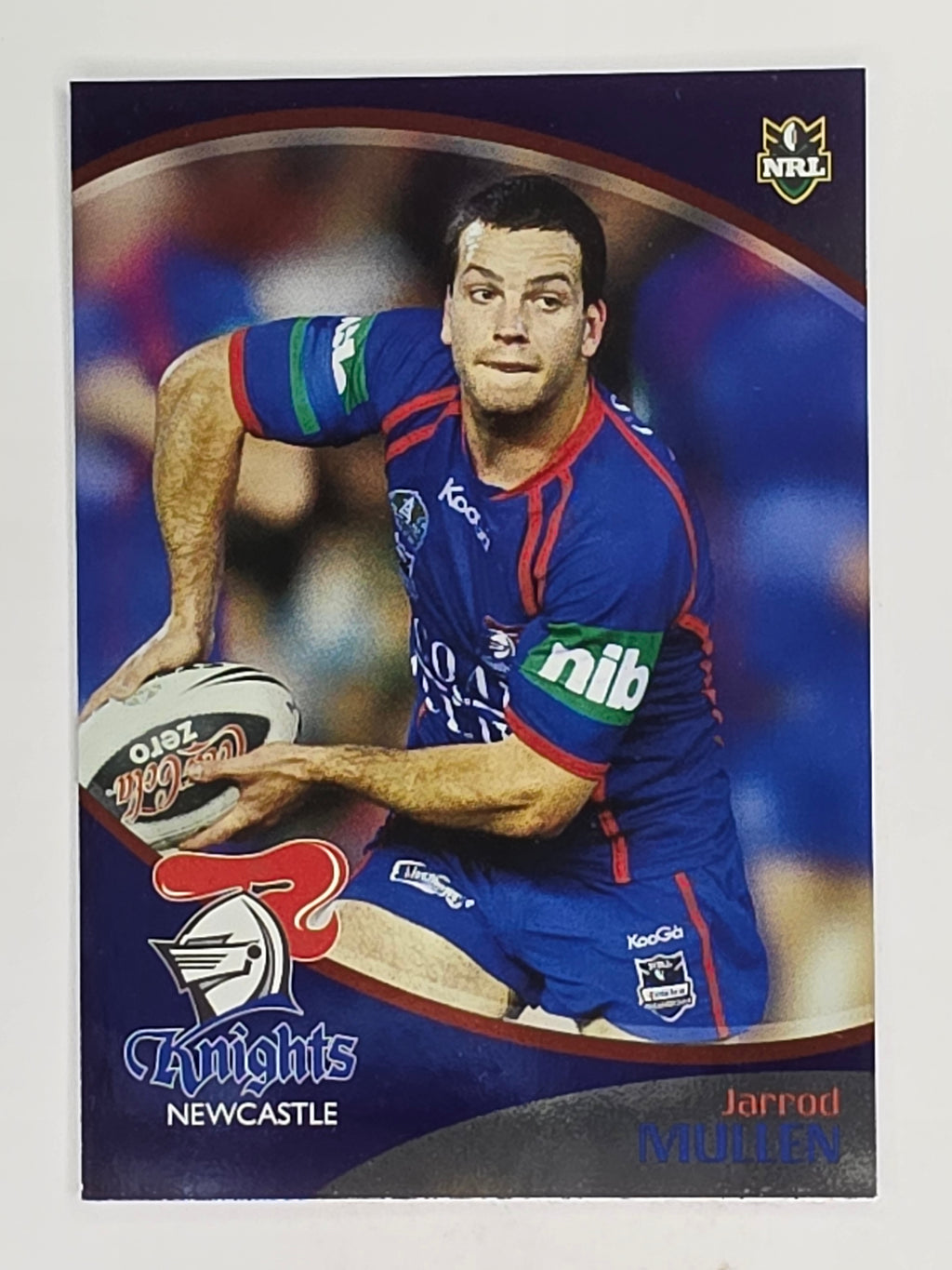 NRL 2009 Daily Telegraph | FOIL #091 | Jarrod Mullen | Newcastle Knights