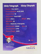 NRL 2009 Daily Telegraph | FOIL #091 | Jarrod Mullen | Newcastle Knights