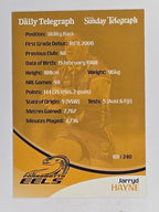 NRL 2009 Daily Telegraph | FOIL #101 | Jarryd Hayne | Parramatta Eels