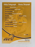 NRL 2009 Daily Telegraph | FOIL #102 | Nathan Hindmarsh | Parramatta Eels