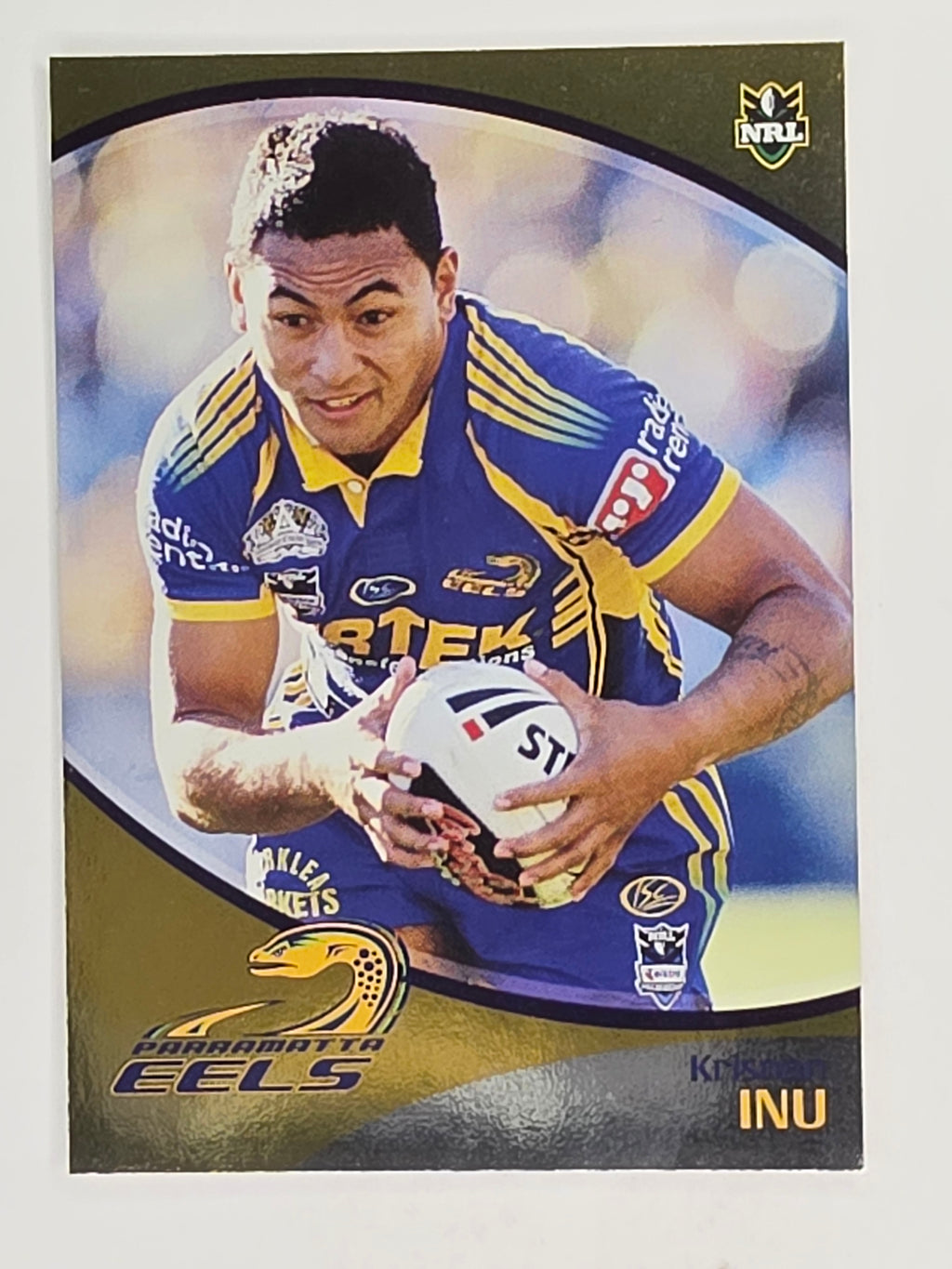 NRL 2009 Daily Telegraph | FOIL #103 | Krisnan Inu | Parramatta Eels