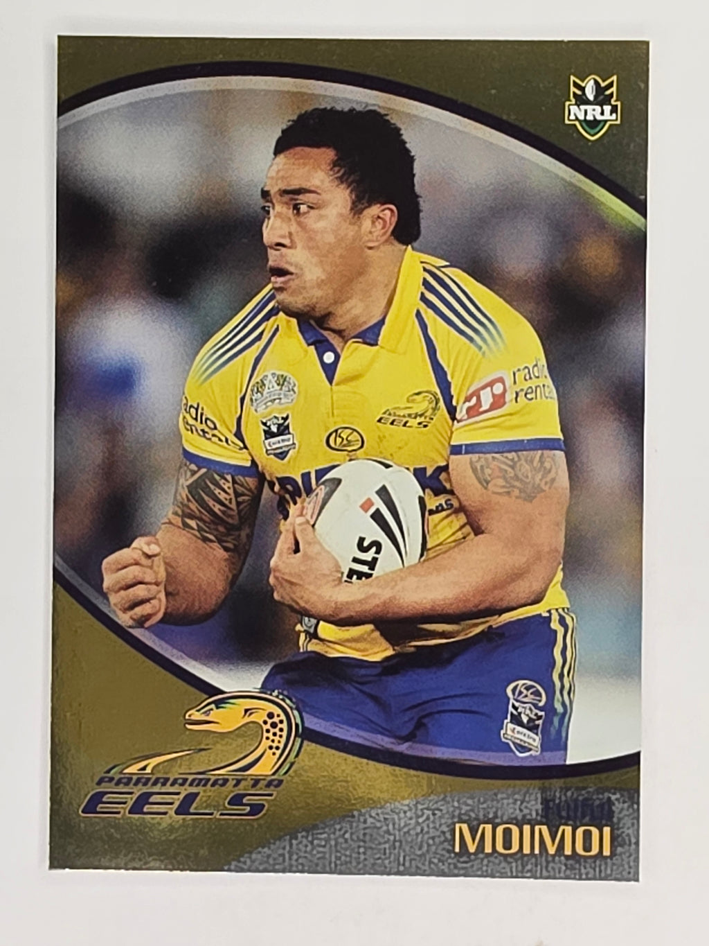 NRL 2009 Daily Telegraph | FOIL #106 | Fuifui Moimoi | Parramatta Eels