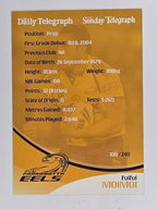 NRL 2009 Daily Telegraph | FOIL #106 | Fuifui Moimoi | Parramatta Eels