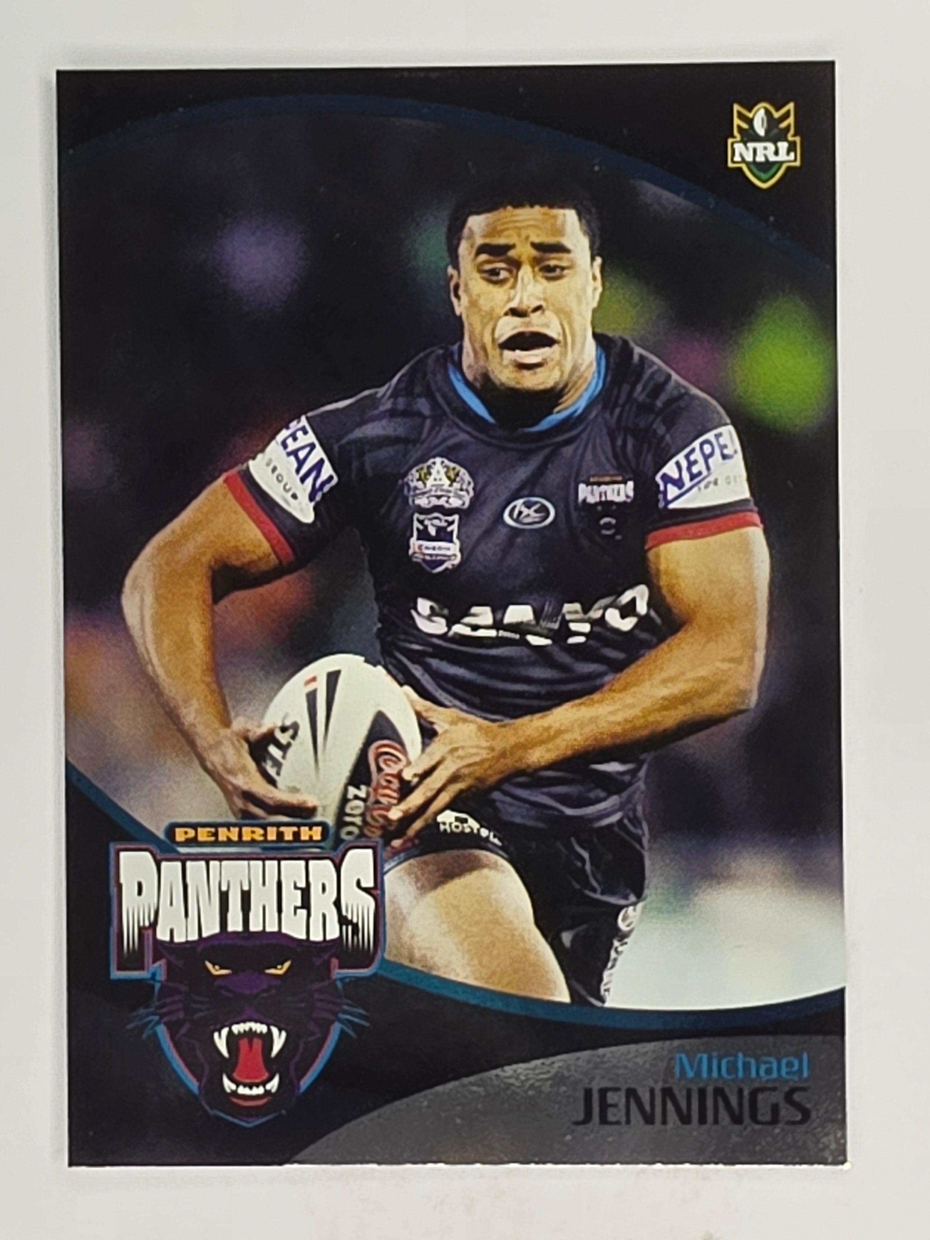 NRL 2009 Daily Telegraph | FOIL #115 | Michael Jennings | Penrith Panthers