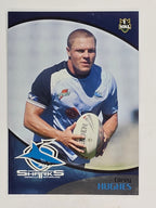 NRL 2009 Daily Telegraph | FOIL #125 | Corey Hughes | Cronulla Sutherland Sharks