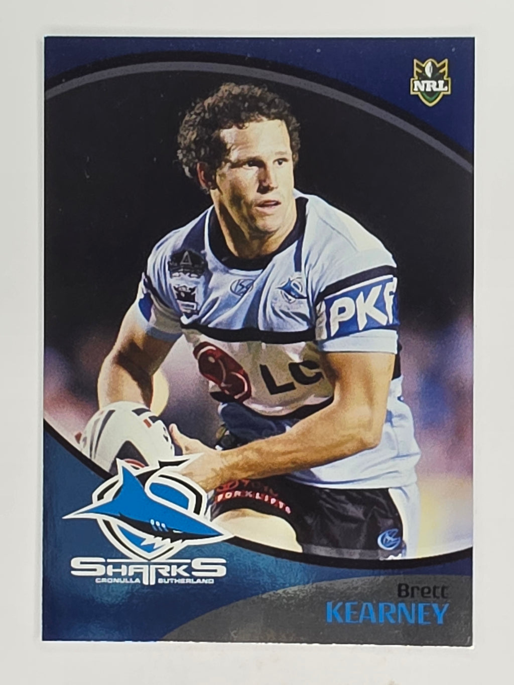 NRL 2009 Daily Telegraph | FOIL #126 | Brett Kearney | Cronulla Sutherland Sharks