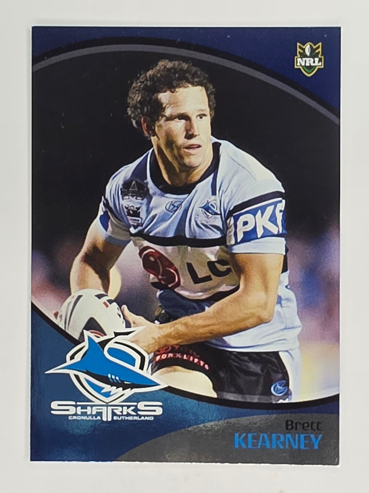 NRL 2009 Daily Telegraph | FOIL #126 | Brett Kearney | Cronulla Sutherland Sharks