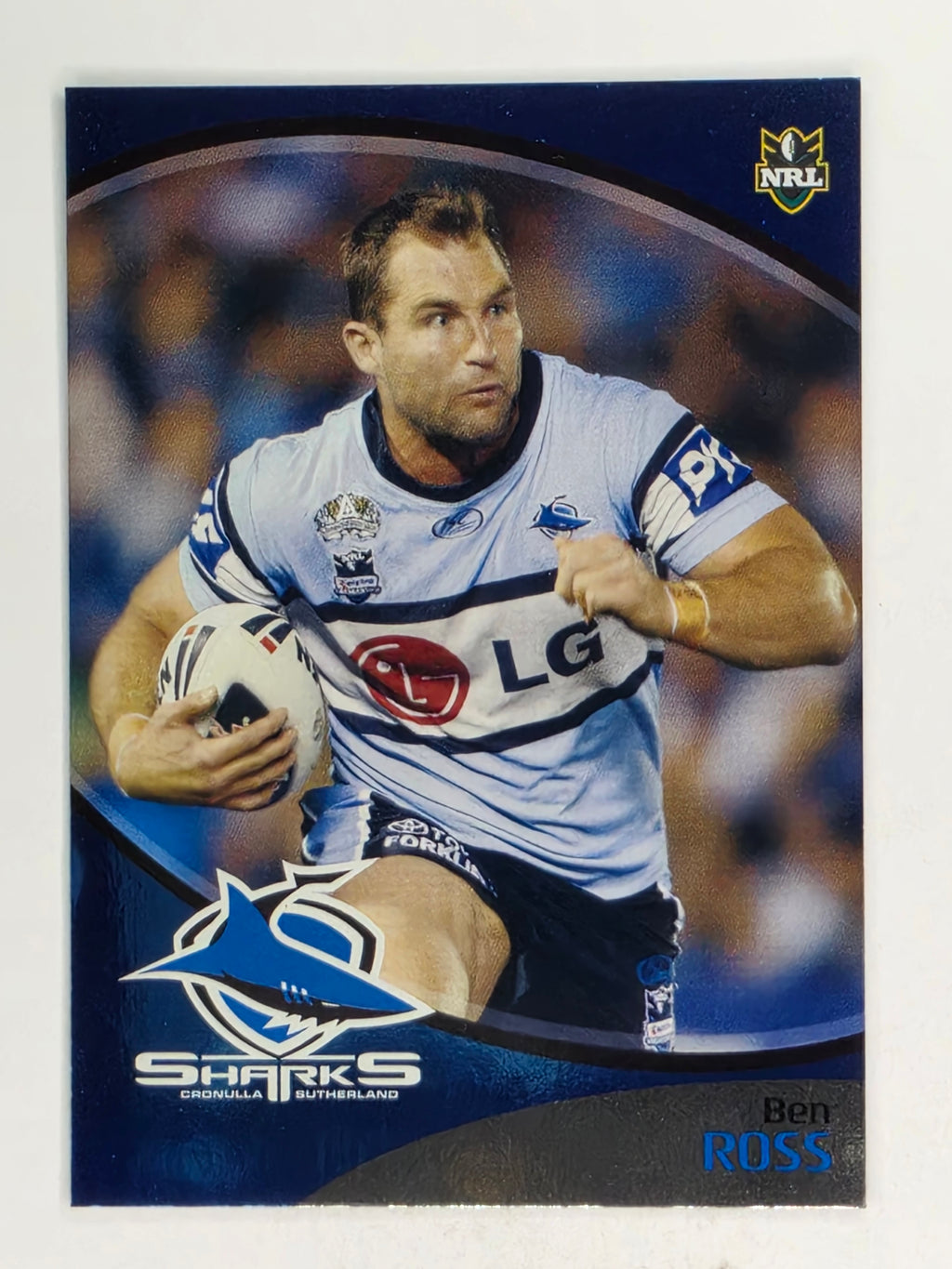 NRL 2009 Daily Telegraph | FOIL #129 | Ben Ross | Cronulla Sutherland Sharks
